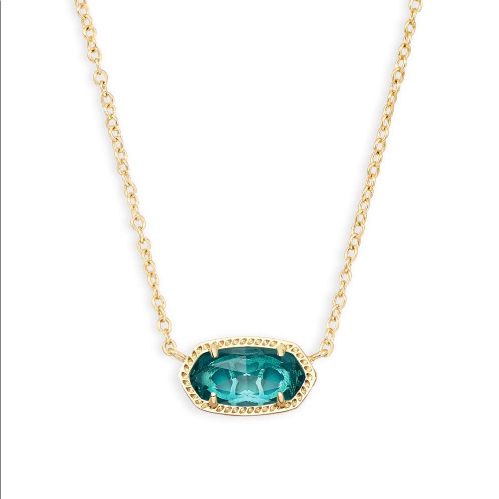 Kendra Scott Elisa Pendant Necklace in London Blue